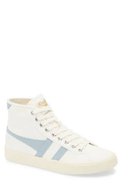 Gola Tennix Mark Cox High Top Sneaker In Metallic
