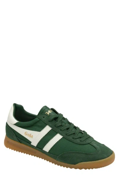 Gola Tornado Trainer In Evergreen/ Off White