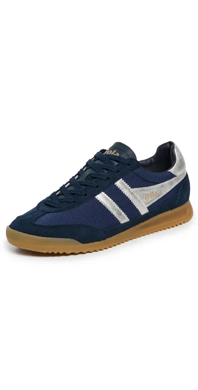 Gola Tornado Sneakers Navy/silver In Multi