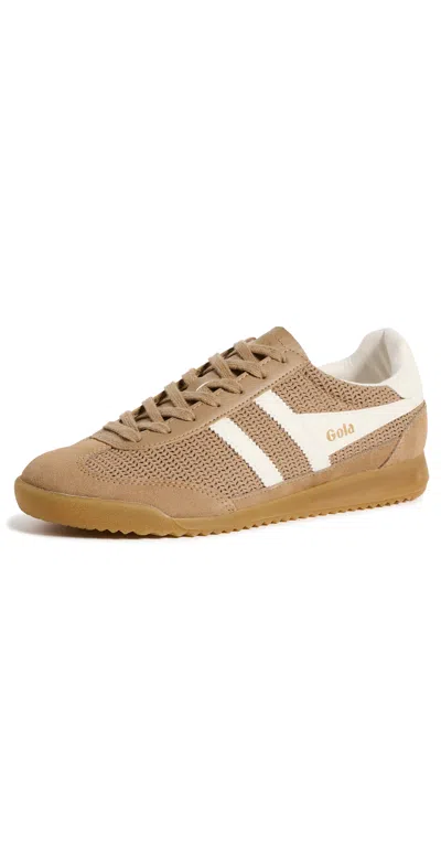 Gola Tornado Zephyr Sneakers Light Caramel/off White In Brown