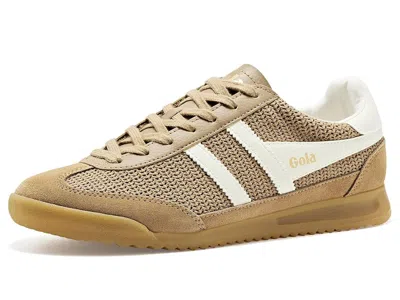 Gola Tornado Zephyr Women's Walking Shoes Light Caramel/off White: 9 B - Medium, Leather In Multi