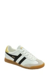 Gola Torpedo Sneaker In White/black/lemon