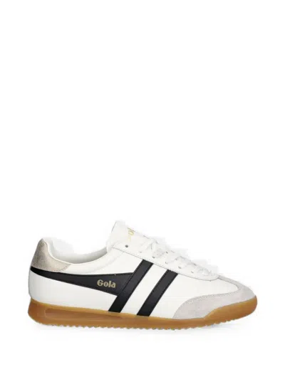 Gola Torpedo Suede-panelled Sneakers In White