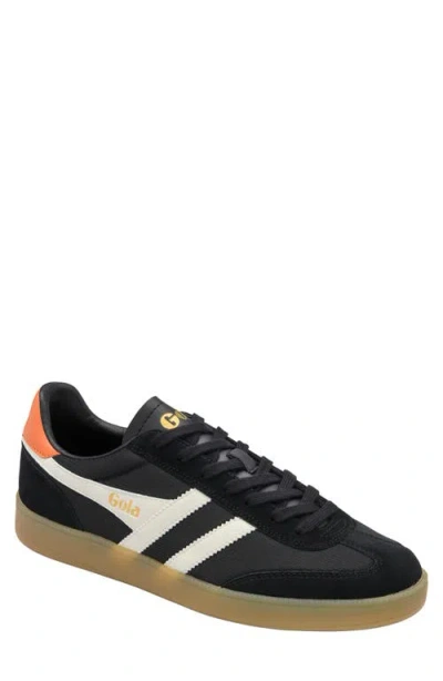 Gola Viper Sneaker In Black/white/moody Orange