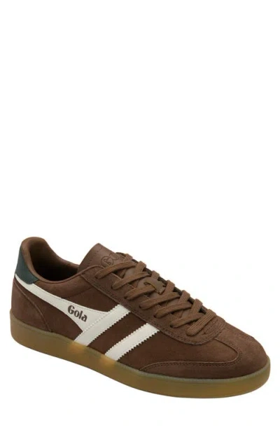 Gola Viper Sneaker In Otter/off White/evergreen