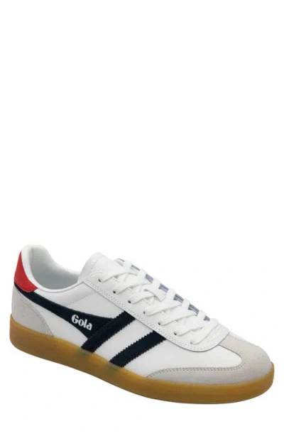 Gola Viper Sneaker In White/navy/red