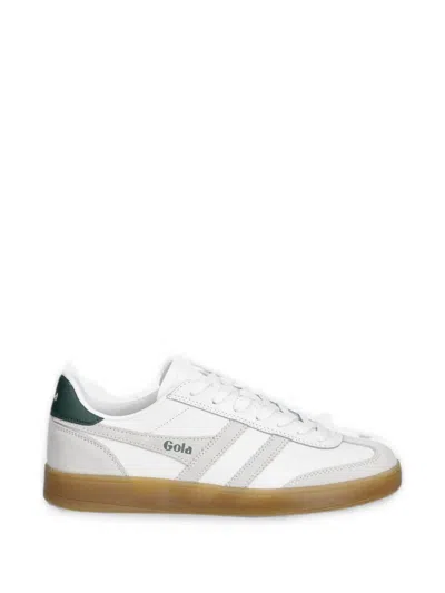 Gola Viper Suede-panelled Sneakers In White