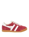 Gola Woman Sneakers Burgundy Size 7 Leather In Purple