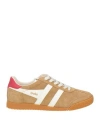 Gola Woman Sneakers Camel Size 6 Leather In Brown