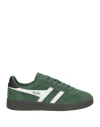 Shop Gola Woman Sneakers Green Size 6 Leather, Textile Fibers