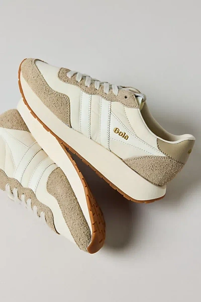 Gola Women's Arizona Sneaker In Off White/bone/off White, Women's At Urban Outfitters