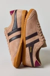 Gola Women's Bullet Suede Sneaker In Cameo/mocha/cerise, Women's At Urban Outfitters In Brown