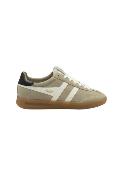 Gola Women's Cyclone Suede Sneakers In Bone/off White/gum