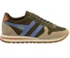 Gola Women's Daytona Chute Sneaker In Khaki/bone/lavender In Multi