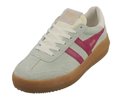 Gola Women's Fashion Trainers Sneaker In Matcha Fuchsia