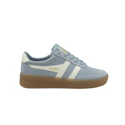 Gola Women's Grandslam Suede Sneakers Shoes In Air/off White/gum In Multi