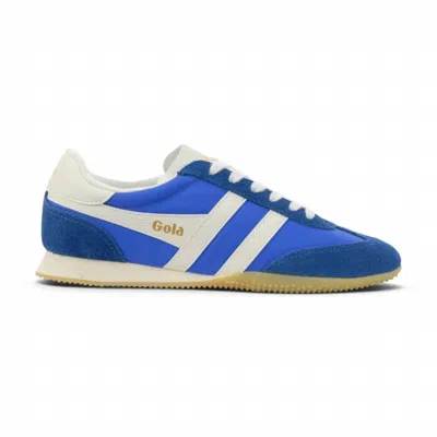 Gola Women's Sprinter Sneaker In Marine Blue/off White In Multi