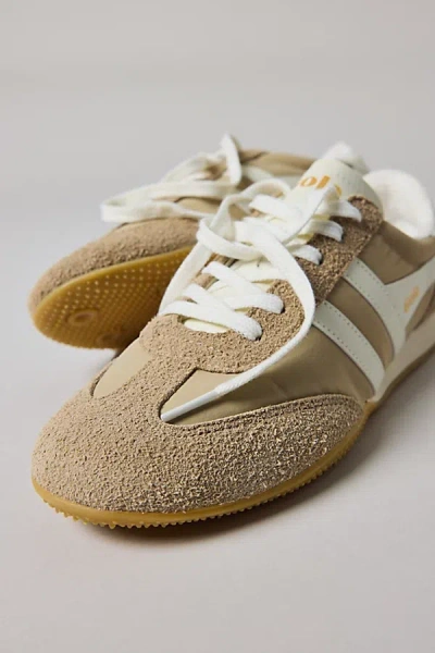Gola Women's Sprinter Suede Sneaker In Bone/off White, Women's At Urban Outfitters In Multi