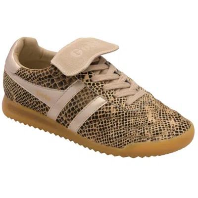 Gola Women's Stadium Sneakers In Snake/gold In Multi