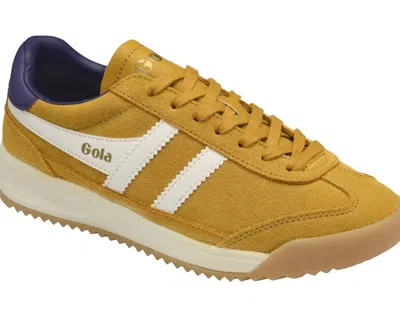 Gola Women's Tornado '88 Trainers Sneaker In Sun/off White/plum In Yellow