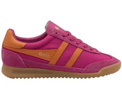 Gola Women's Tornado Trainer Shoe In Fuchsia/clementine In Pink