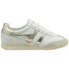 Gola Women's Torpedo Mirror Trainer Sneakers In White/gold/off White In Neutral