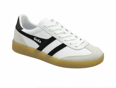 Gola Women's Viper Leather Sneakers In White/black In Multi