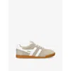 Gola Womens  Elan Suede Low-top Trainers In Beige