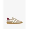 Gola Womens Bone/comb Torpedo Suede Trainers Eur 39 / 6 Uk In Brown