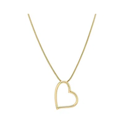 Gold & Honey Women's Classic Heart Necklace In Gold