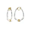 Gold & Honey Women's Gold Chloe Bamboo Hoop Earrings