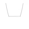 Gold & Honey Women's Silver Bar Necklace
