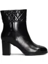 Gold & Rouge 65mm Tuli Quilted Boots In Black