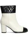 Gold & Rouge 65mm Tuli Quilted Boots In Yellow