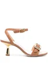 Gold & Rouge Green Tea Sandals Color