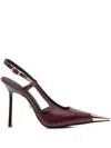 Gold & Rouge 90mm Ravi Slingback Pumps In Multi