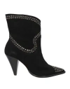 Gold & Rouge Woman Ankle Boots Black Size 7 Leather In Black