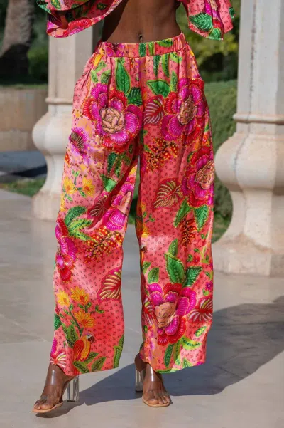 Gold & Silver Mono Sequin Pants In Multi