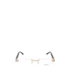 Gold And Wood Logo Flat Mirror In White