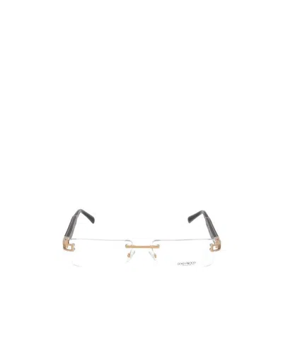 Gold And Wood Logo Flat Mirror In White