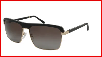 Pre-owned Gold And Wood Gold&wood Sunglasses Wood Metal Acetate Polarized Luxembourg Made Palermo 01 01 In Brown