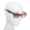 Gold And Wood Wood Ombre Lens Spring Sunglasses In Brown