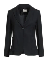 Gold Case Woman Blazer Black Size 8 Viscose In Black