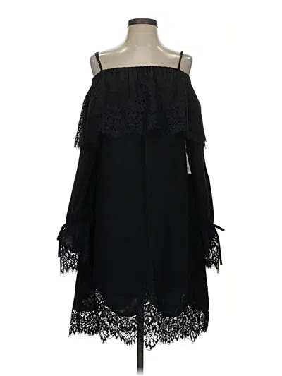 Gold Hawk Cocktail Dress In Black