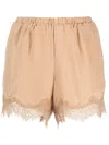 Gold Hawk Lace Inserts Shorts