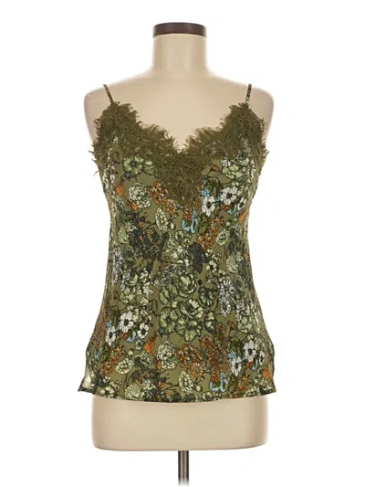 Pre-owned Gold Hawk Sleeveless Blouse In Green