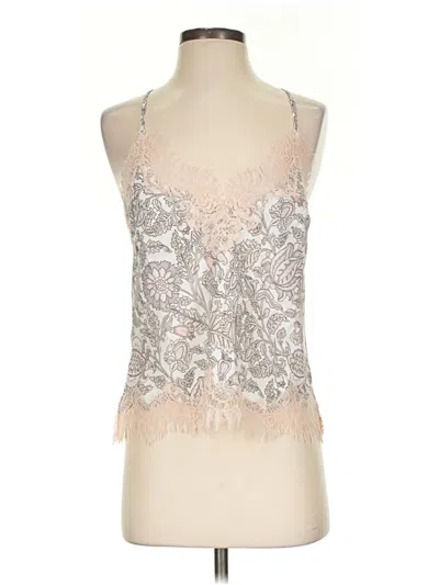 Pre-owned Gold Hawk Sleeveless Blouse In Silver
