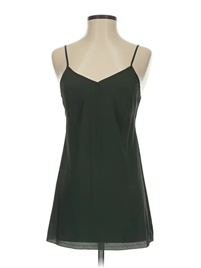 Pre-owned Gold Hawk Tank Top Green Strapless Neckline Tops