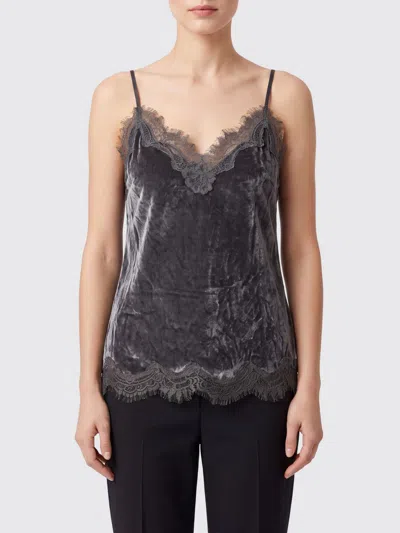 Gold Hawk Top Woman Color Grey In Gray