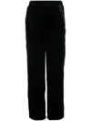 Gold Hawk Velvet Wide-leg Trousers